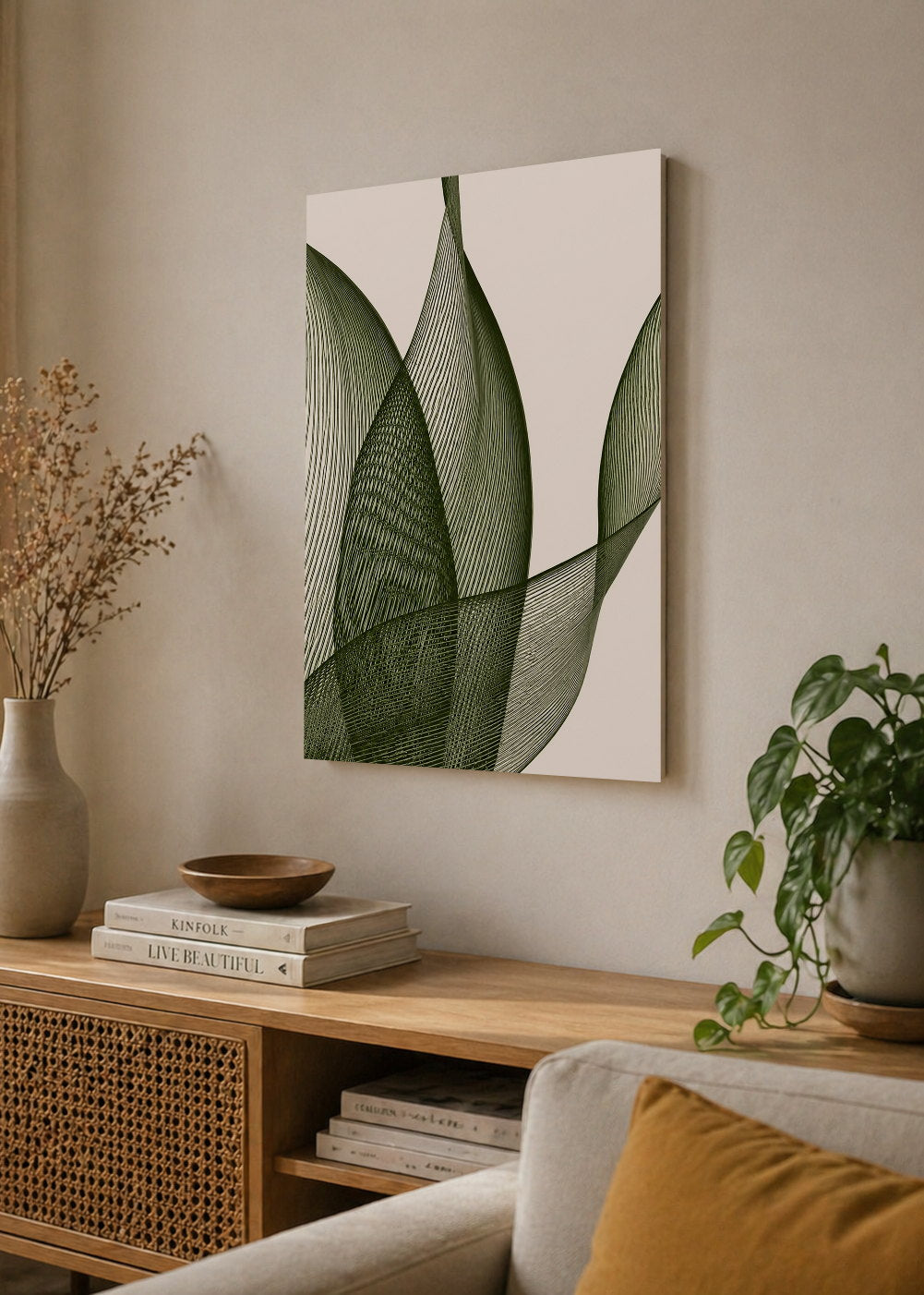 Cuadro Decorativo Mural Sin Marco 5mm - Botánicos, Plantas, Botanic Vibes XXV
