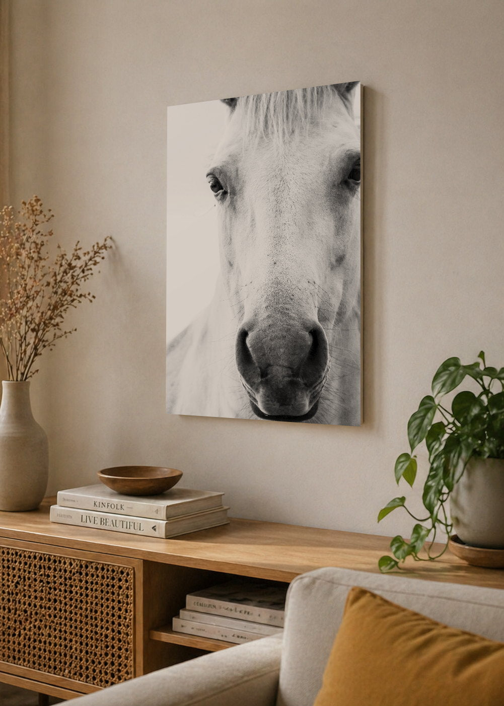 Cuadro Decorativo Mural Sin Marco 5mm - Caballos, Amantes de los Caballos III