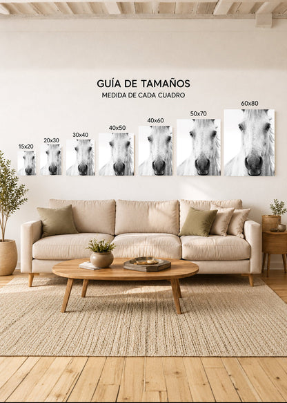 Cuadro Decorativo Mural Sin Marco 5mm - Caballos, Amantes de los Caballos III