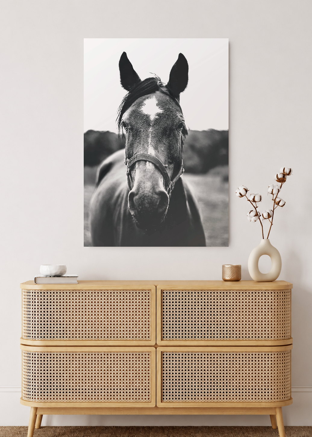Cuadro Decorativo Mural Sin Marco 5mm - Caballos, Amantes de los Caballos XIII