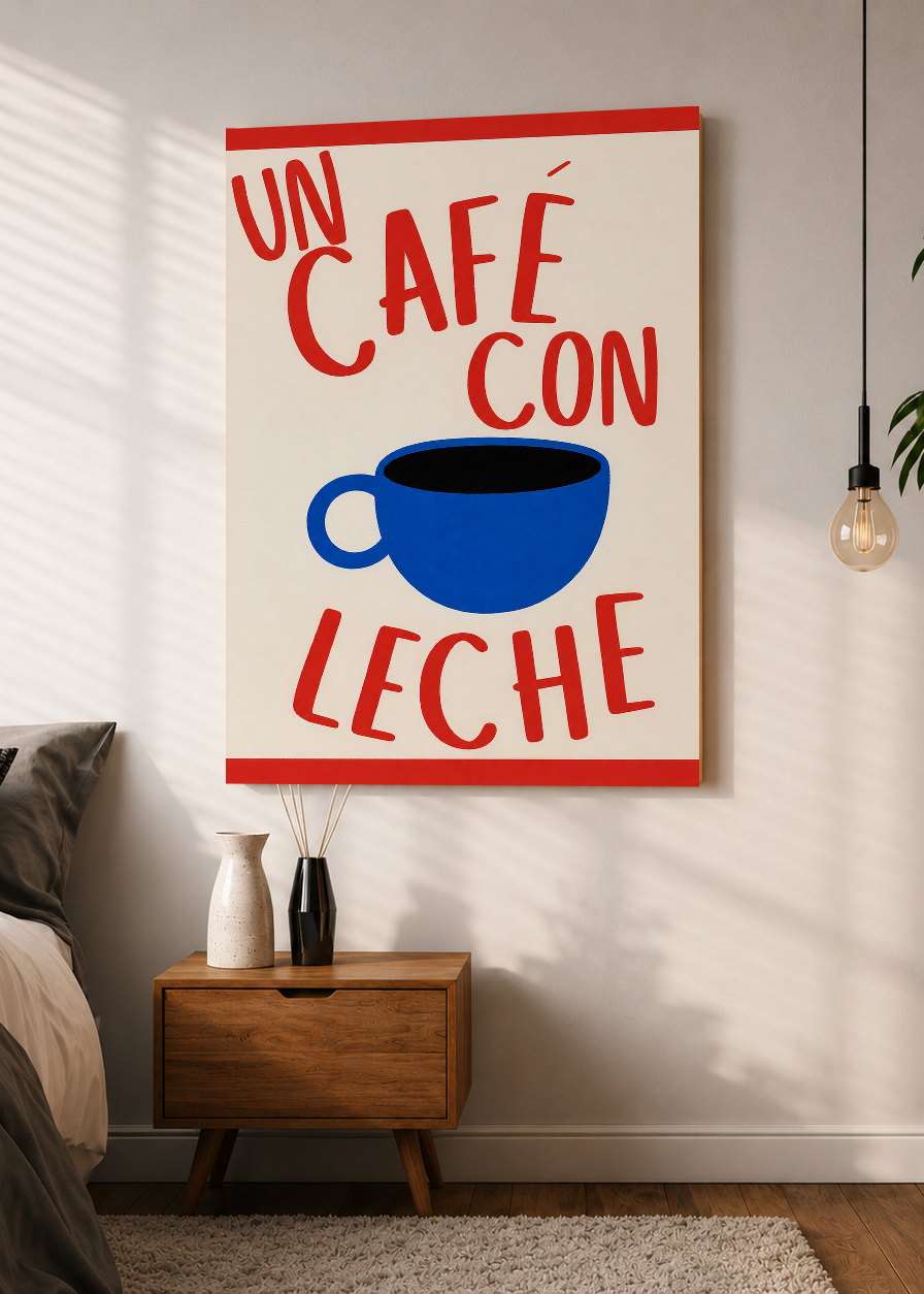 Cuadro Decorativo Mural Sin Marco 5mm - Café Coffee Mood XVI