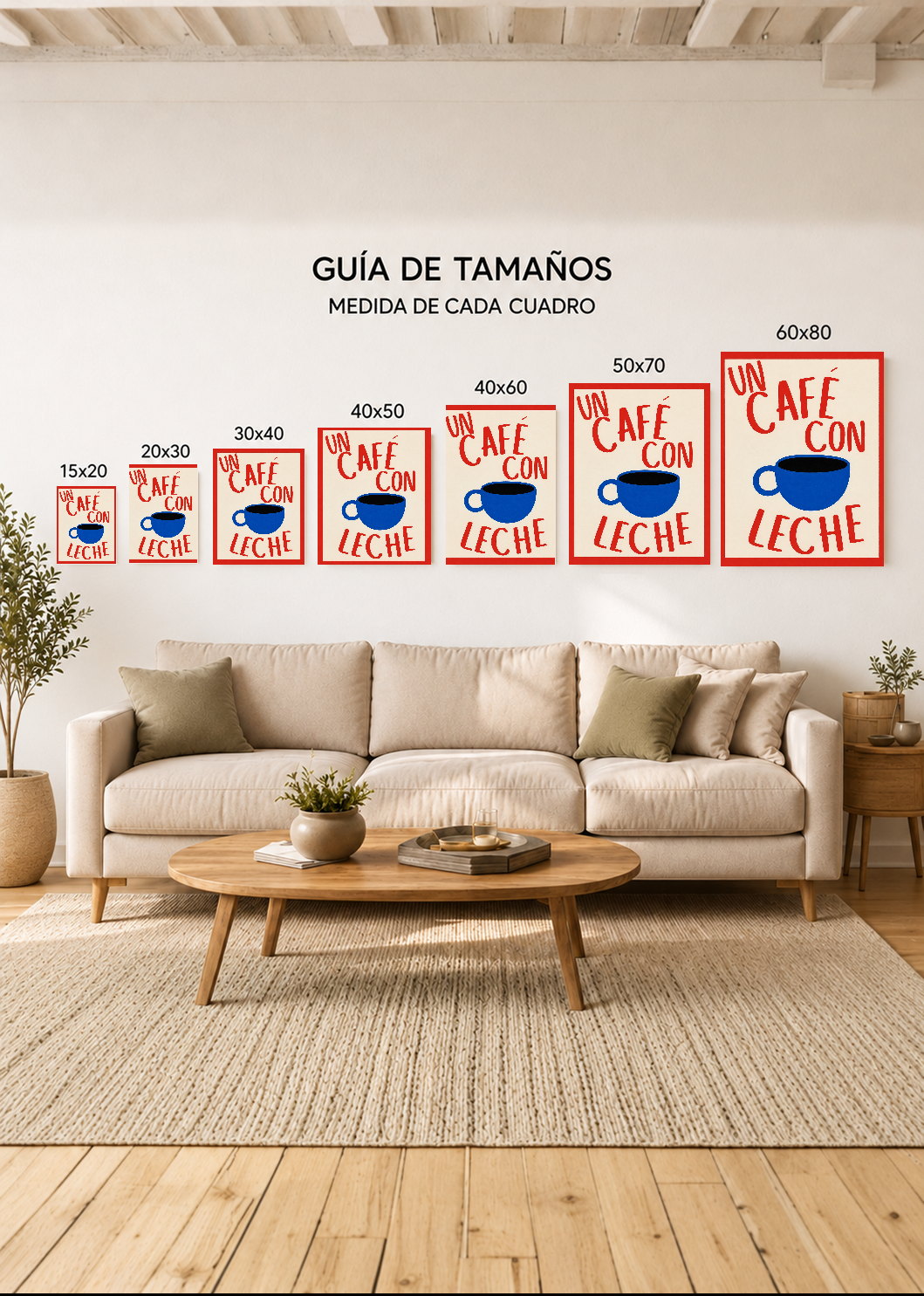 Cuadro Decorativo Mural Sin Marco 5mm - Café Coffee Mood XVI