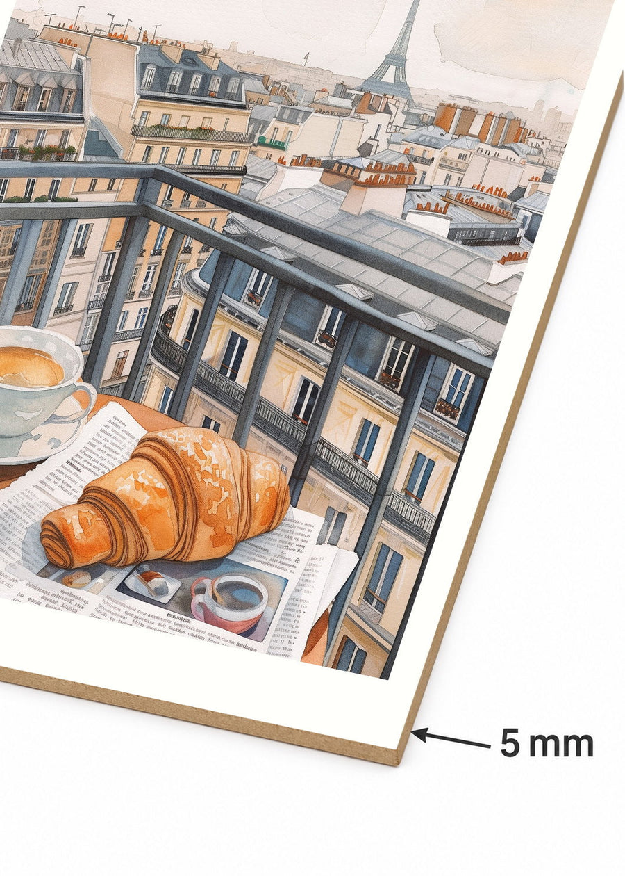 Detalle del canto de MDF de 5 mm