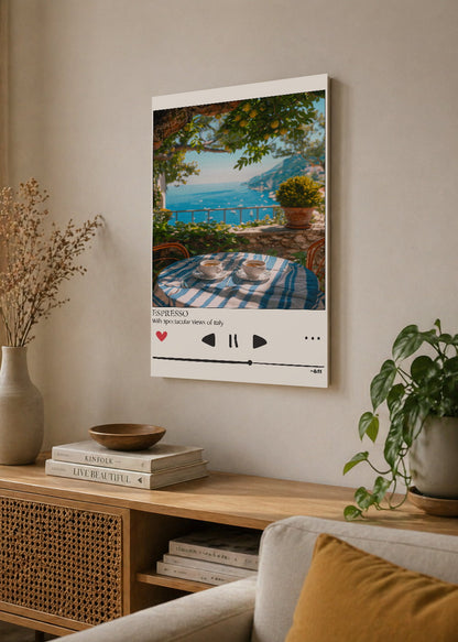 Cuadro Decorativo Mural Sin Marco 5mm - Cocina Espresso Italia Reproductor