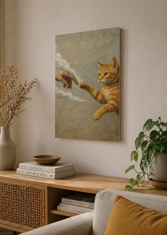 Cuadro Decorativo Mural Sin Marco 5mm - Como Perros y Gatos XIV