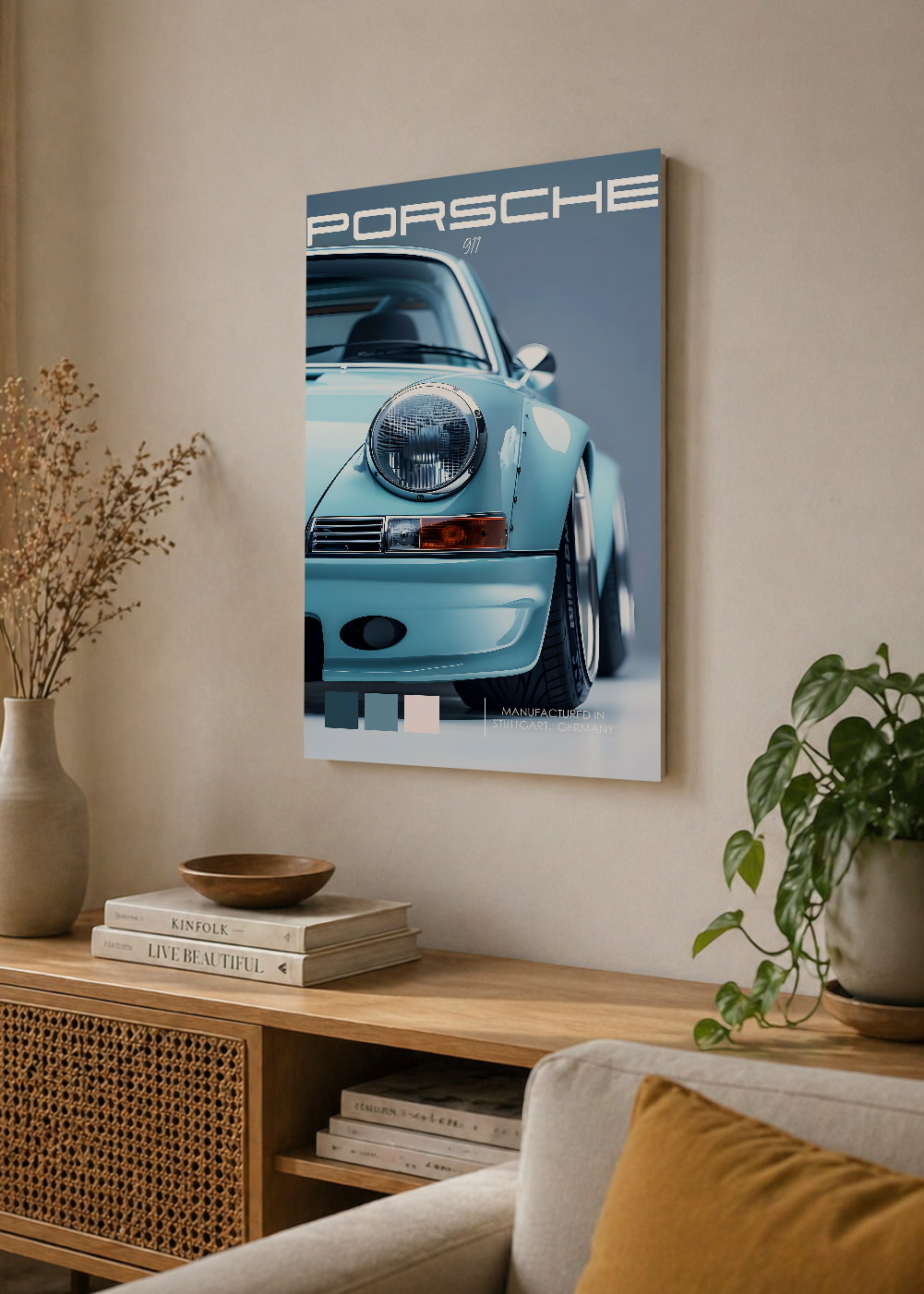 Cuadro Decorativo Mural Sin Marco 5mm - Deportes, Autos, The Man Cave Collection IX