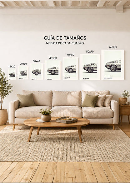 Cuadro Decorativo Mural Sin Marco 5mm - Deportes, Autos, The Man Cave Collection VII