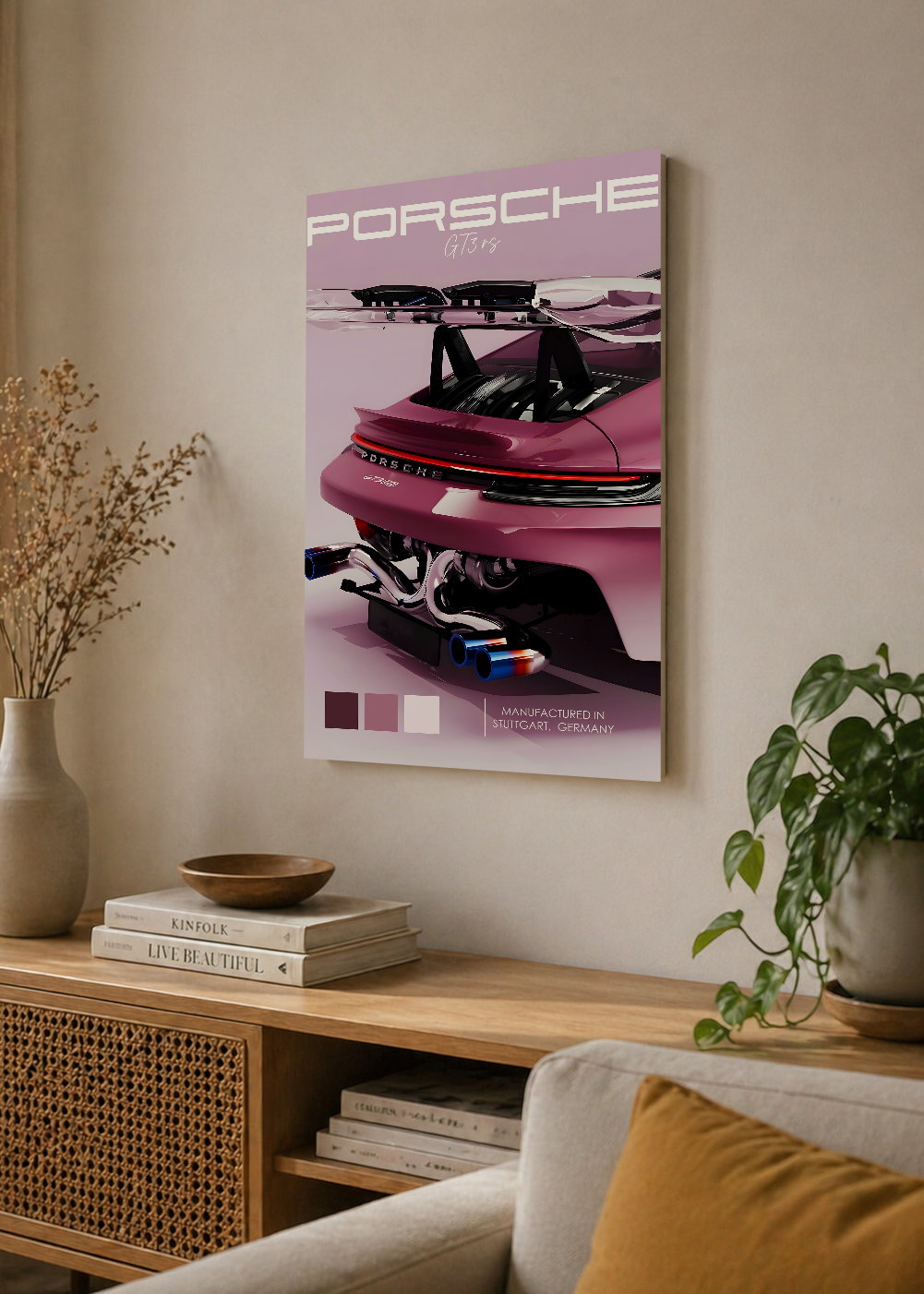 Cuadro Decorativo Mural Sin Marco 5mm - Deportes, Autos, The Man Cave Collection XI