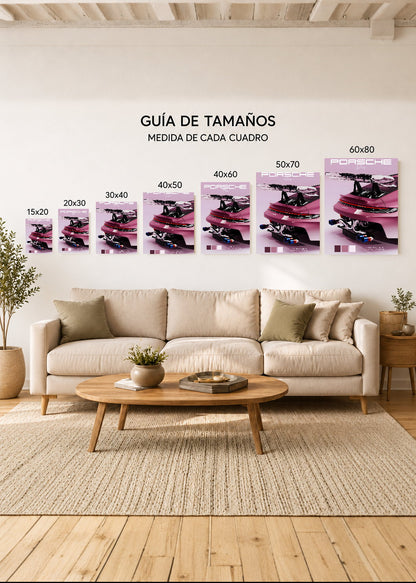 Cuadro Decorativo Mural Sin Marco 5mm - Deportes, Autos, The Man Cave Collection XI