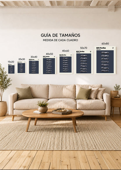 Cuadro Decorativo Mural Sin Marco 5mm - Deportes, Autos, The Man Cave Collection XIX