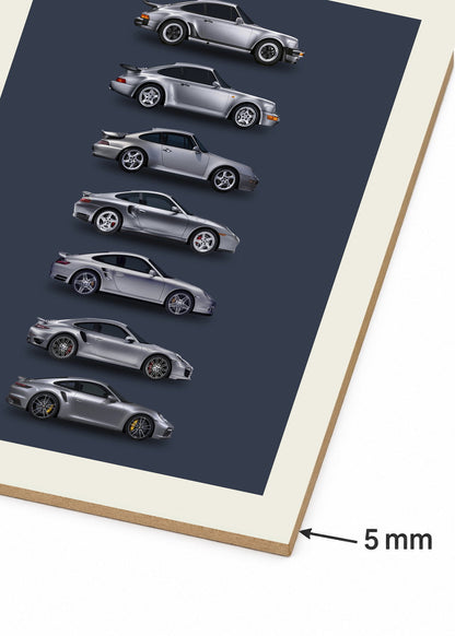 Cuadro Decorativo Mural Sin Marco 5mm - Deportes, Autos, The Man Cave Collection XIX