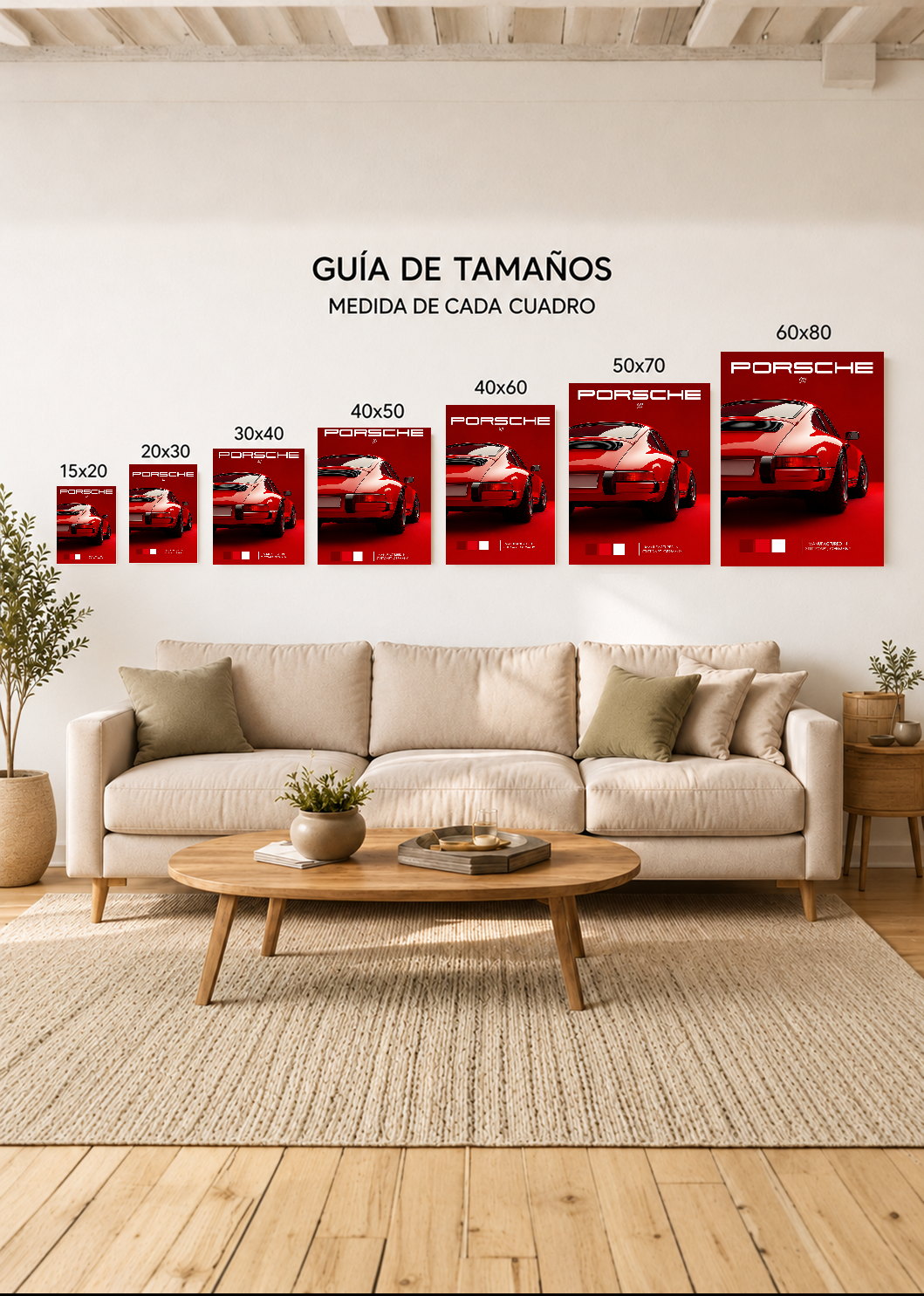 Cuadro Decorativo Mural Sin Marco 5mm - Deportes, Autos, The Man Cave Collection X