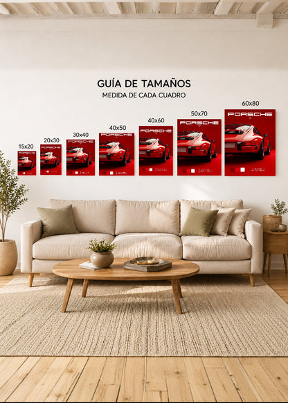 Cuadro Decorativo Mural Sin Marco 5mm - Deportes, Autos, The Man Cave Collection X