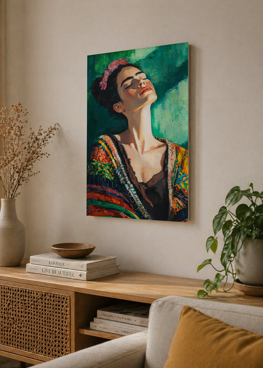 Cuadro Decorativo Mural Sin Marco 5mm - Edición especial Frida Kahlo I