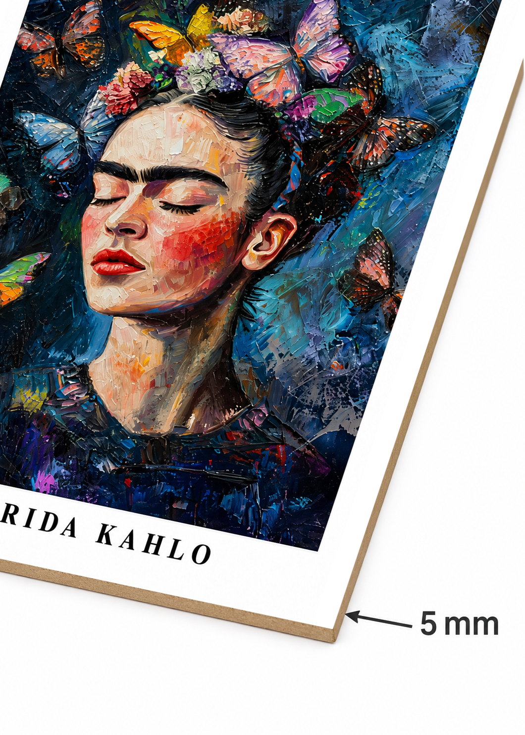 Cuadro Decorativo Mural Sin Marco 5mm - Edición especial Frida Kahlo IV