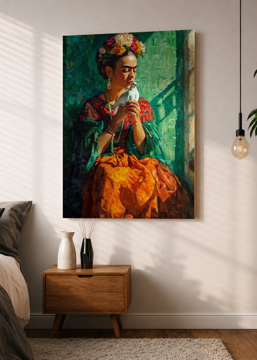 Cuadro Decorativo Mural Sin Marco 5mm - Edición especial Frida Kahlo VII