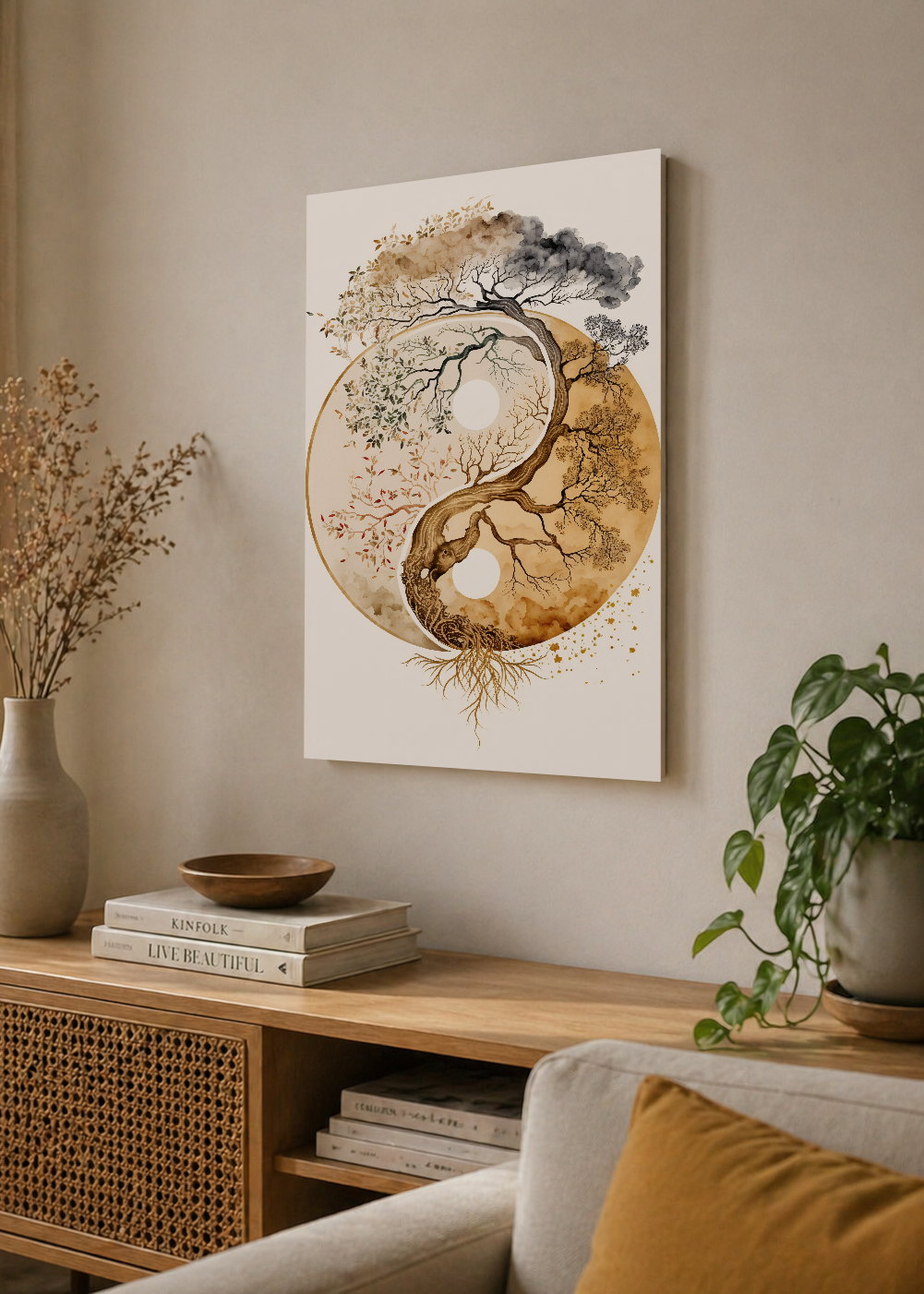 Cuadro Decorativo Mural Sin Marco 5mm - Espiritual, Árbol de la vida II