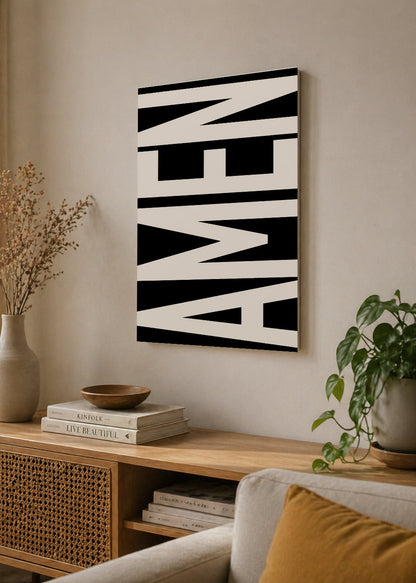 Cuadro Decorativo Mural Sin Marco 5mm - Frases, AMEN