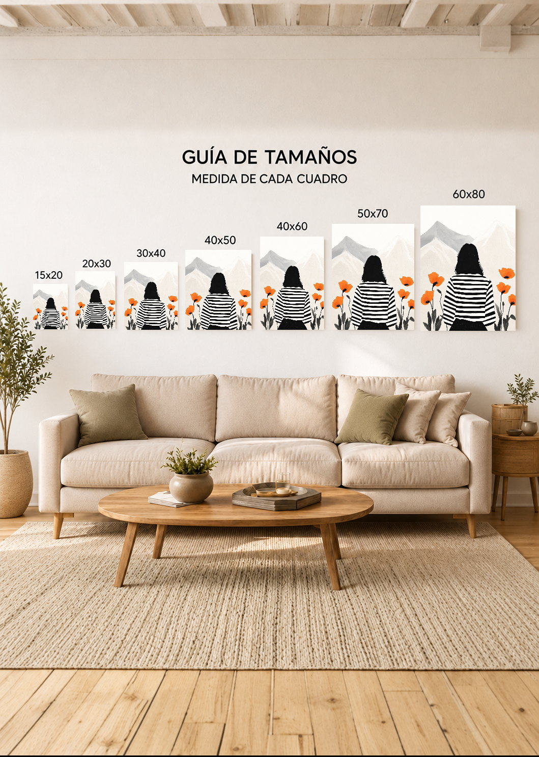 Cuadro Decorativo Mural Sin Marco 5mm - Abstractos Modernos Atelier 36 XXXVI