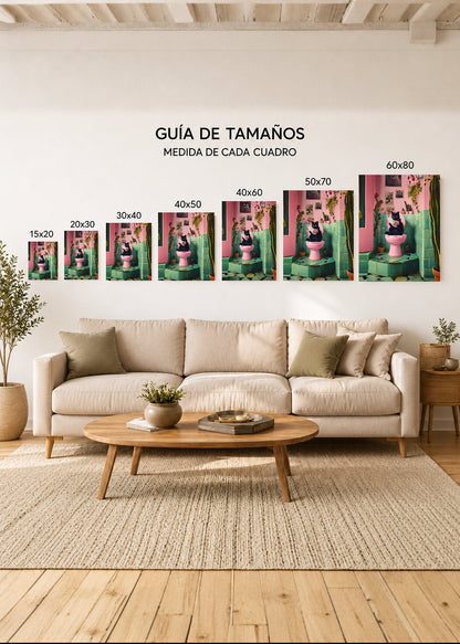 Cuadro Decorativo Mural Sin Marco 5mm - Abstractos Modernos Atelier 36 XX