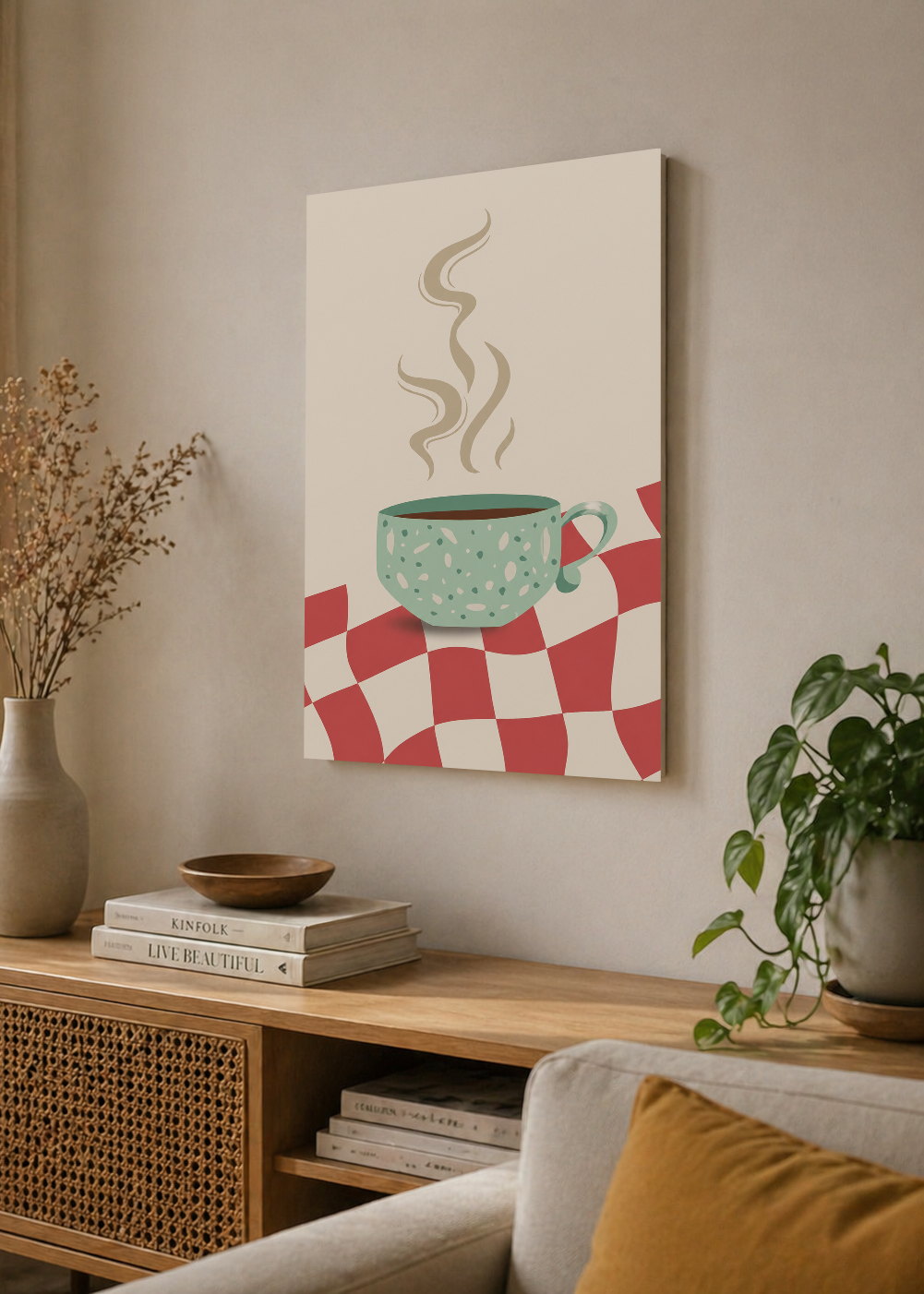 Cuadro Decorativo Mural Sin Marco 5mm - Coffee Mood XXI
