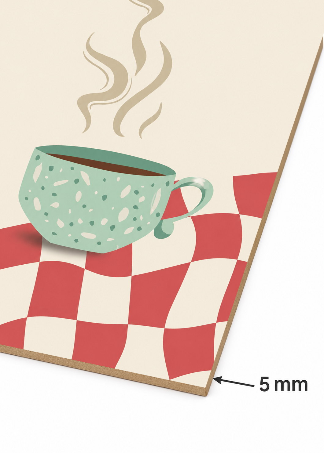 Cuadro Decorativo Mural Sin Marco 5mm - Coffee Mood XXI