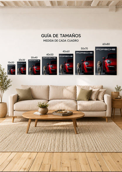 Cuadro Decorativo Mural Sin Marco 5mm - Deportes Autos The Man Cave Collection III