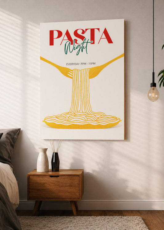Cuadro Decorativo Mural Sin Marco 5mm - Pasta Cocina Cool XIV