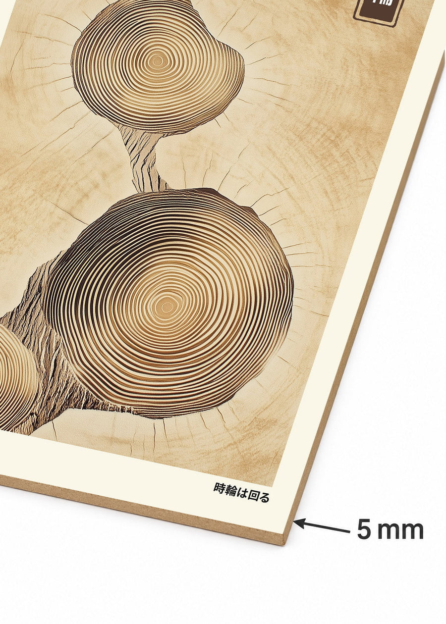 Detalle del canto de MDF de 5 mm