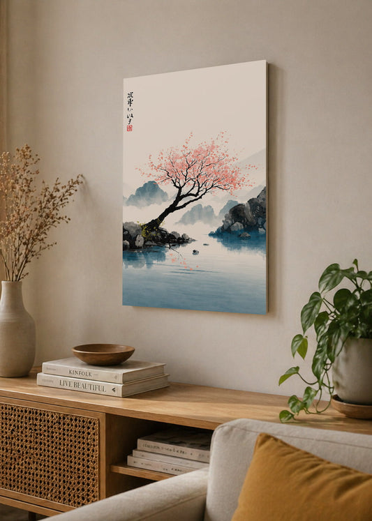 Cuadro Decorativo Mural Sin Marco 5mm - Japandi, Decoración Japonesa V