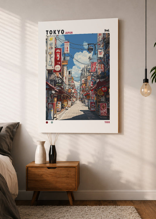 Cuadro Decorativo Mural Sin Marco 5mm - Japandi, Decoración Japonesa XV Tokyo