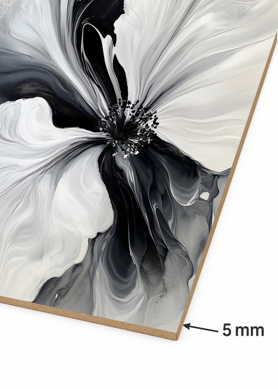 Detalle del canto de MDF de 5 mm