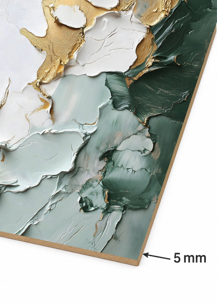 Detalle del canto de MDF de 5 mm