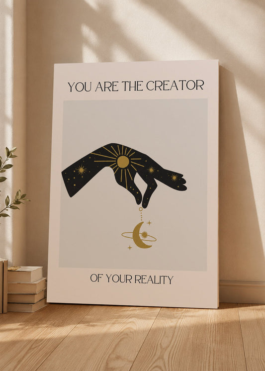 Cuadro Decorativo Mural Sin Marco 5mm - Motivación, You Are The Creator