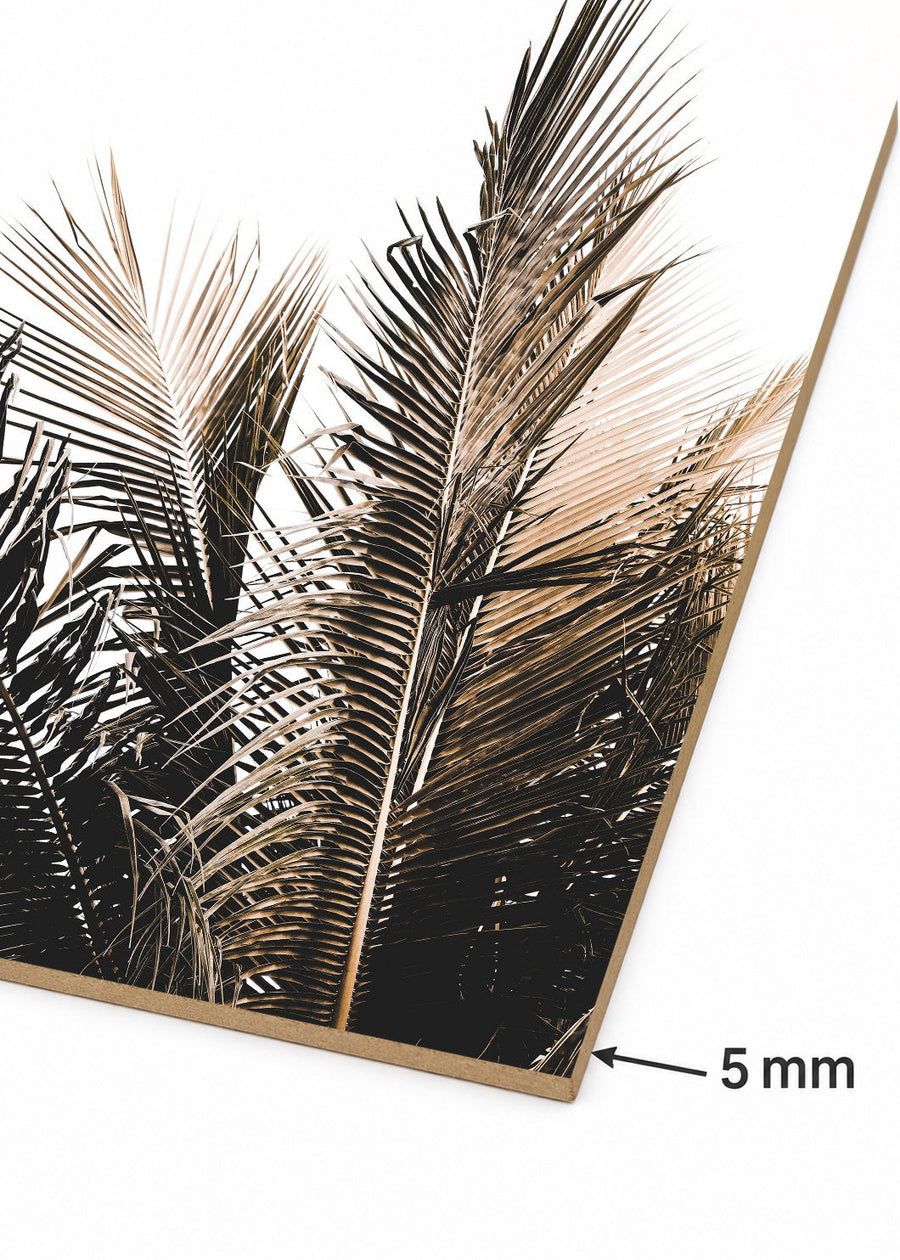 Detalle del canto de MDF de 5 mm