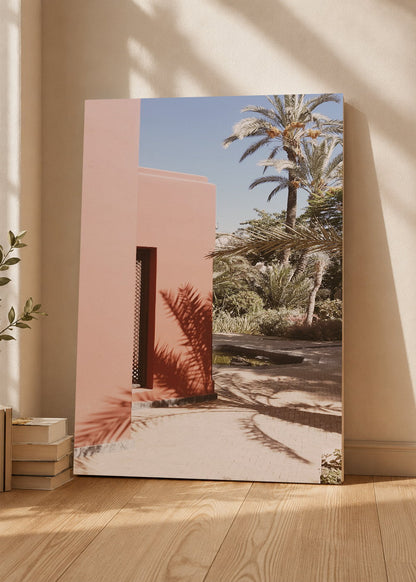 Cuadro Decorativo Mural Sin Marco 5mm - Playa, Portal Terracota Palmera