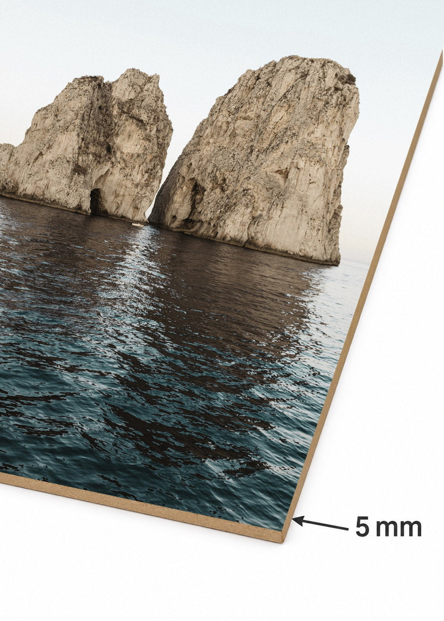 Detalle del canto de MDF de 5 mm