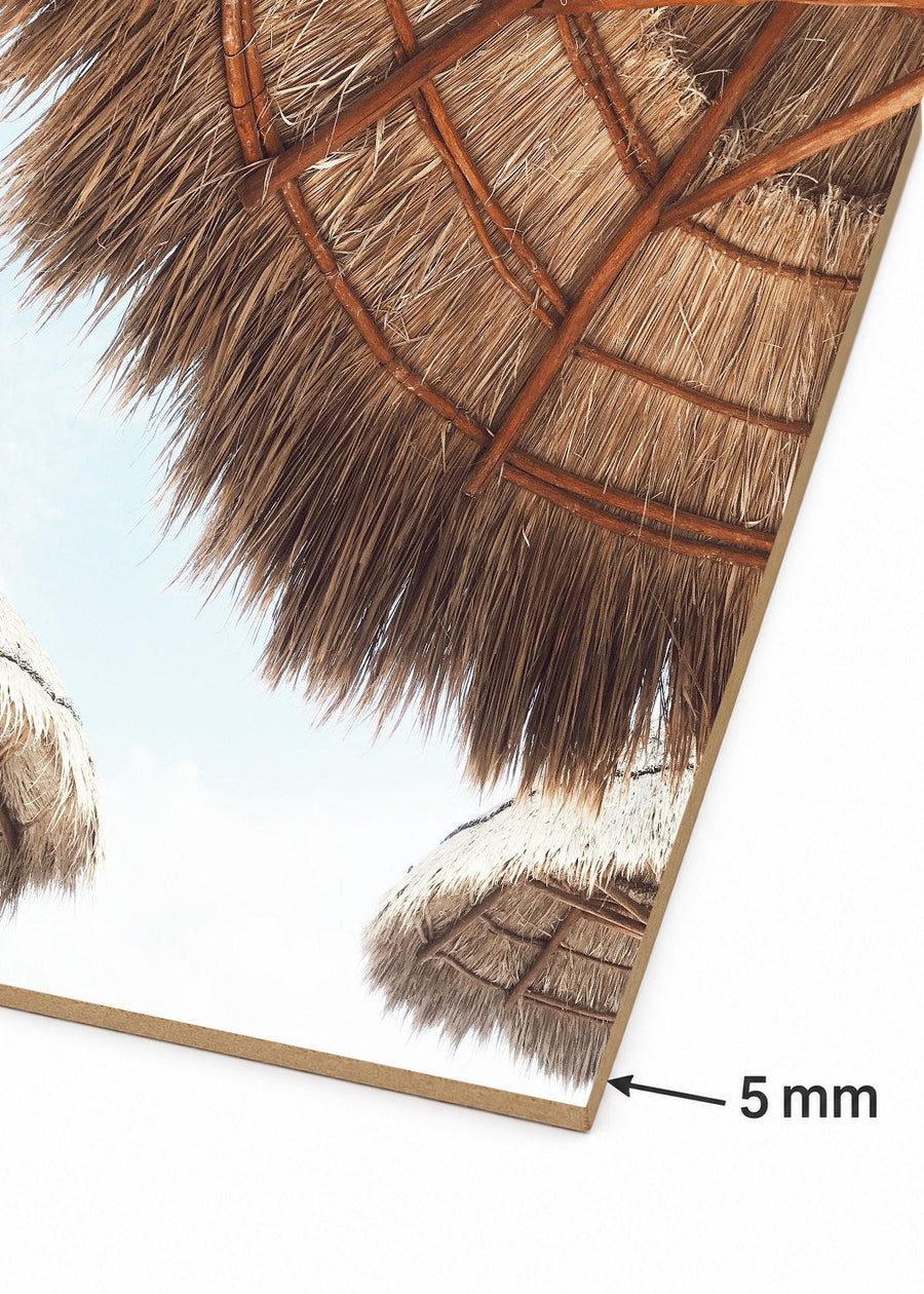 Detalle del canto de MDF de 5 mm