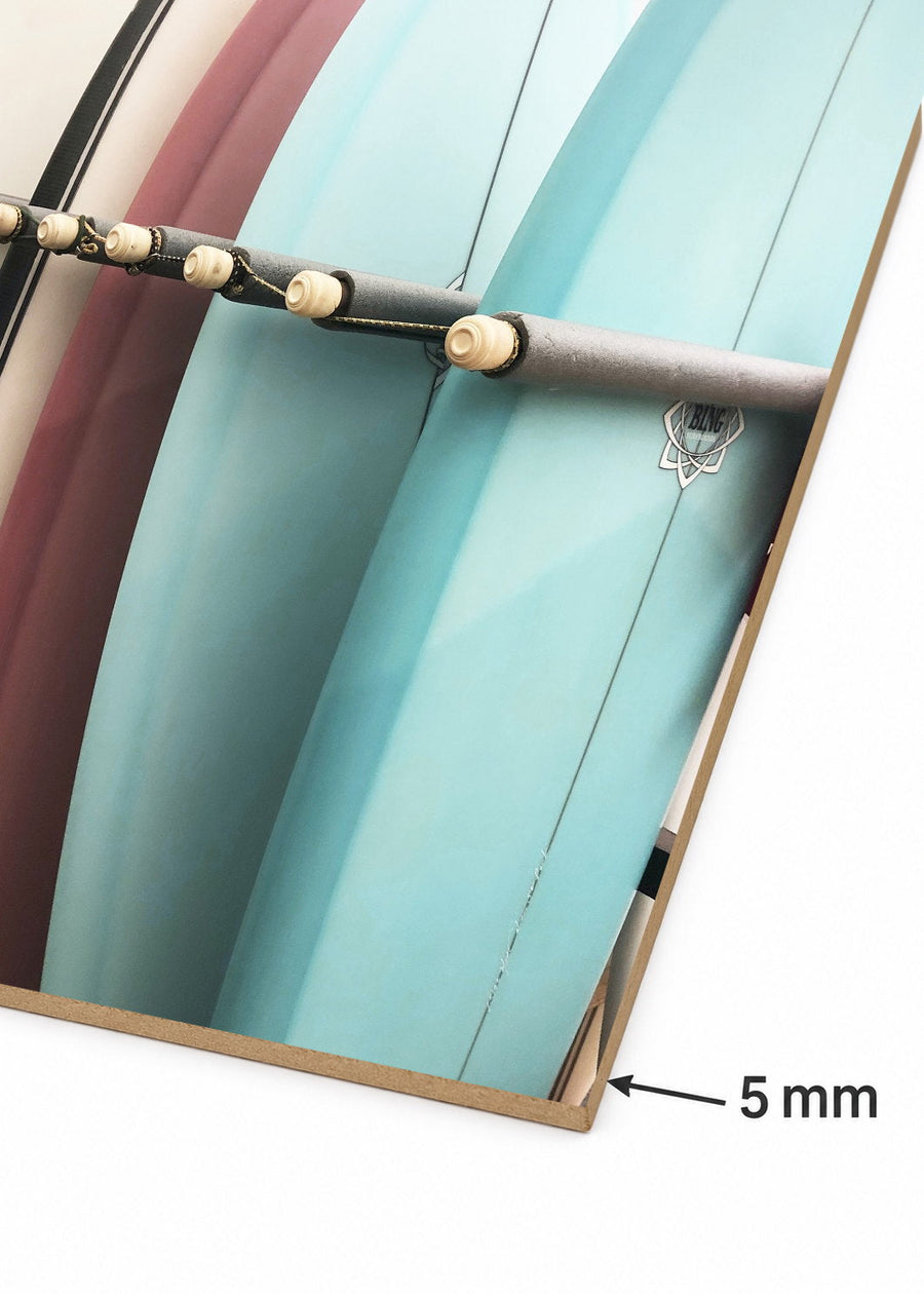 Detalle del canto de MDF de 5 mm