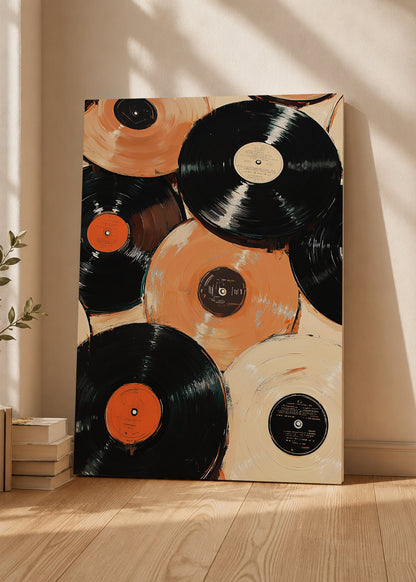 Cuadro Decorativo Mural Sin Marco 5mm - Póster, Música, Vinilos, Discos