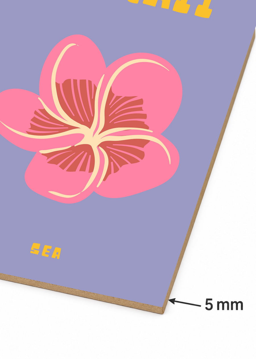 Detalle del canto de MDF de 5 mm