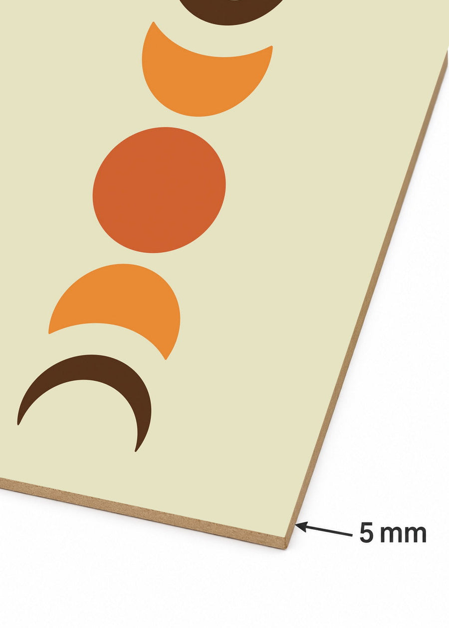 Detalle del canto de MDF de 5 mm