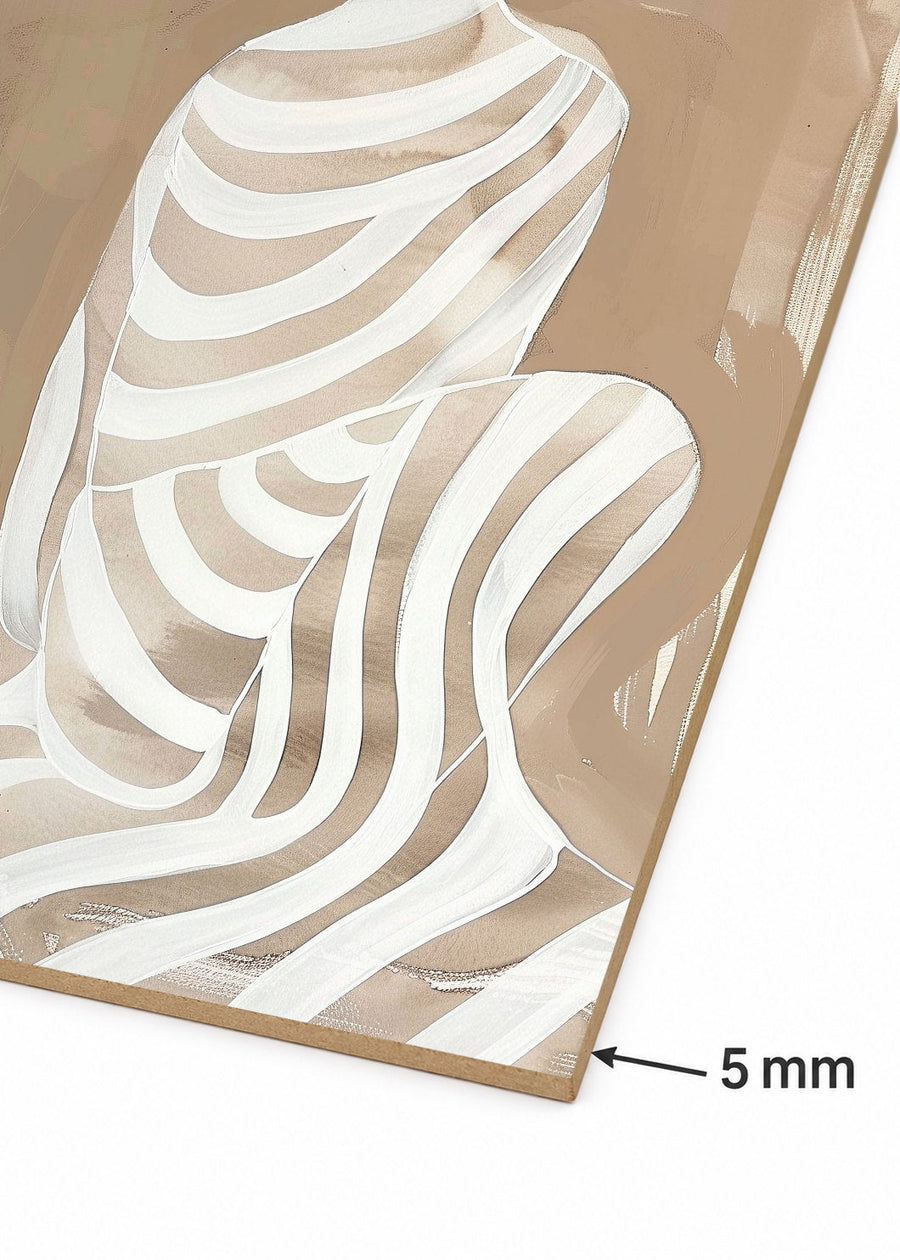 Detalle del canto de MDF de 5 mm