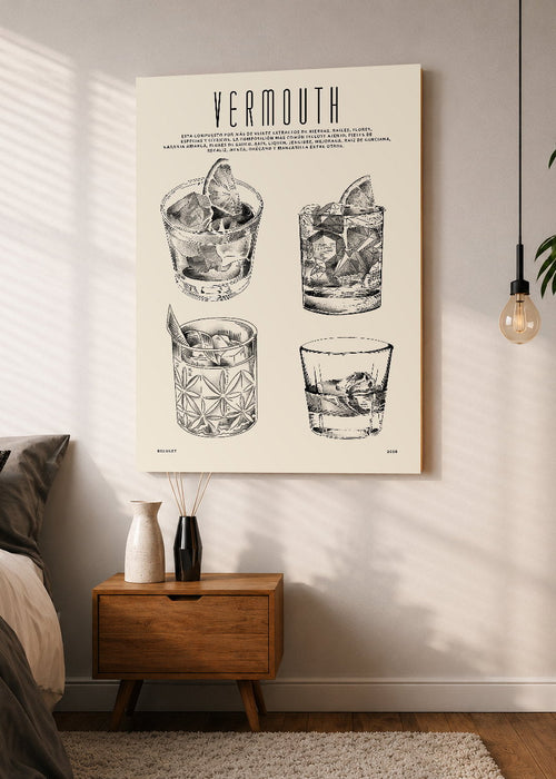Cuadro Decorativo Mural Sin Marco 5mm - Vermouth by Beluulet