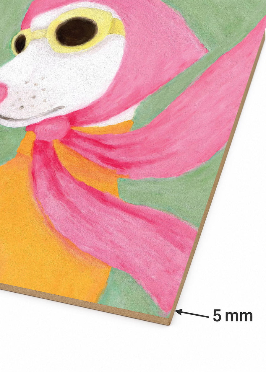 Detalle del canto de MDF de 5 mm
