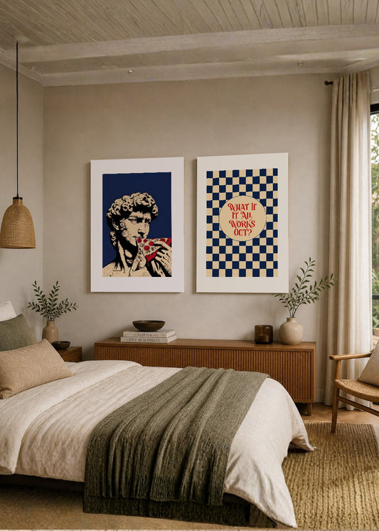 Set x2 Cuadros Decorativos Mural Sin Marco 5mm - Abstractos, Modernos, NEW COLECTION II