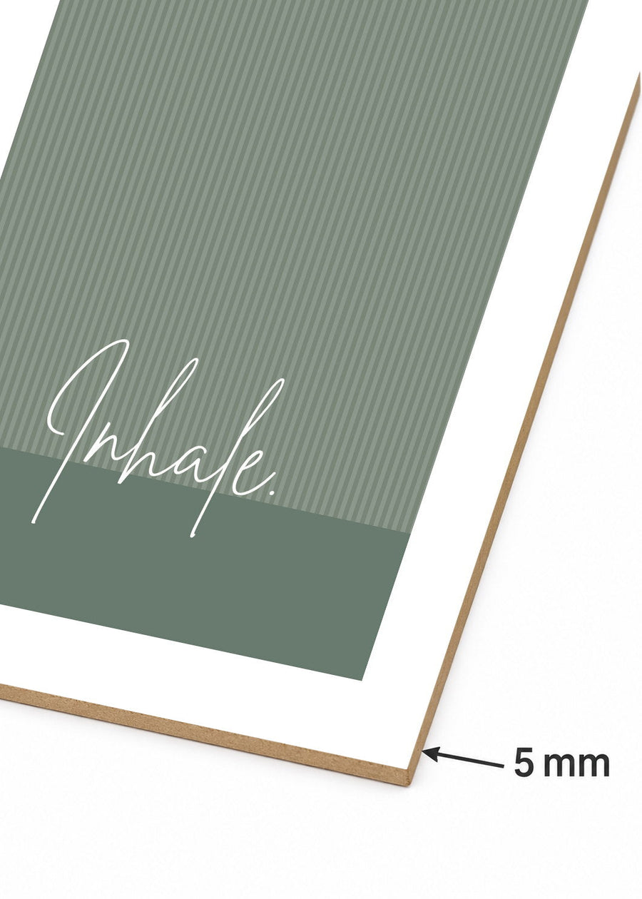 Detalle del canto de MDF de 5 mm