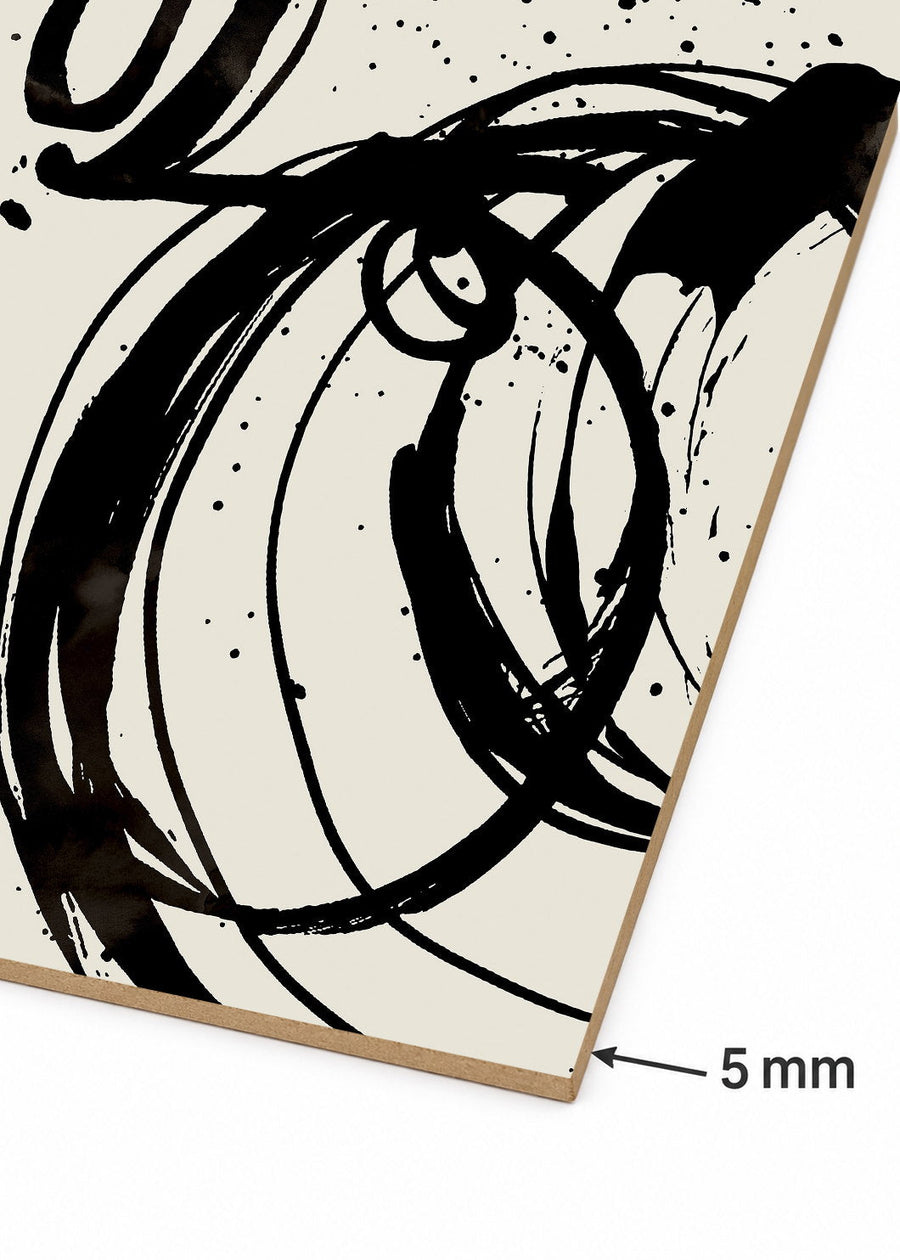 Detalle del canto de MDF de 5 mm