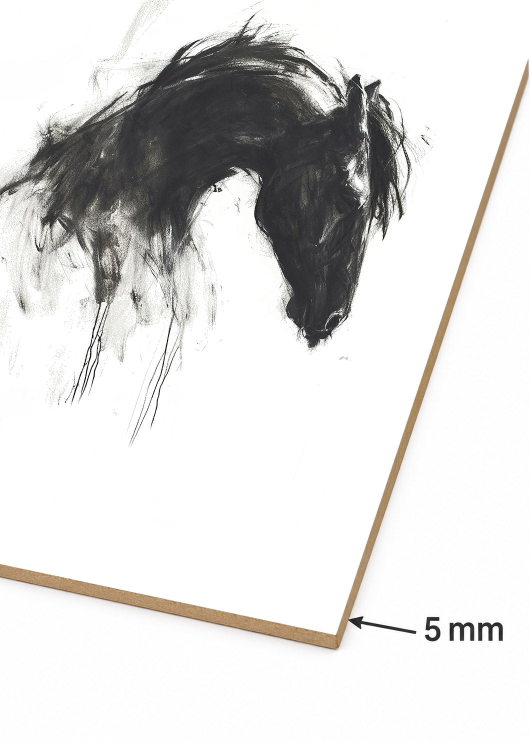 Set x2 Cuadros Decorativos Mural Sin Marco 5mm - Caballos, Amantes de los Caballos XIX