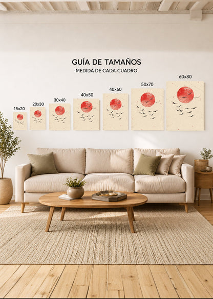 Set x3 Cuadros Decorativos Mural Sin Marco 5mm - Abstract VII